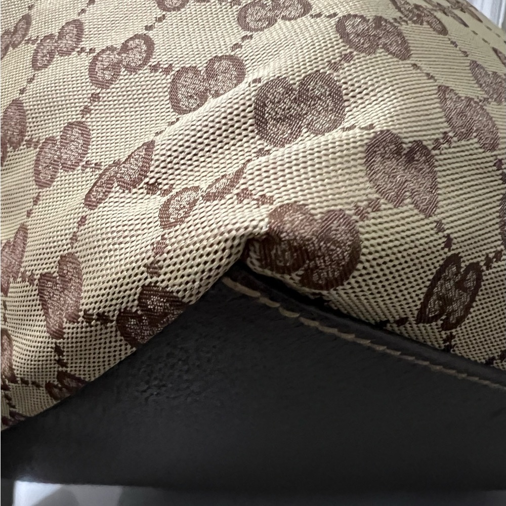 Authentic Gucci Web Zip Tote Gg Canvas - image 6